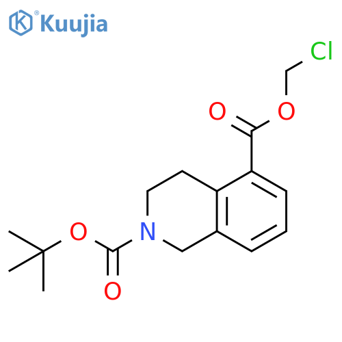 2,5(1H)-Isoquinolinedicarboxylic acid, 3,4-dihydro-, 5-(chloromethyl) 2-(1,1-dimethylethyl) ester structure