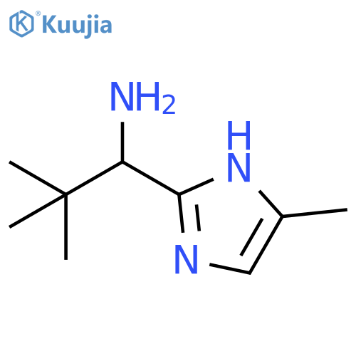 1H-Imidazole-2-methanamine, α-(1,1-dimethylethyl)-5-methyl- structure