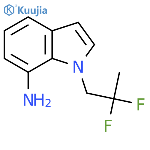 1-(2,2-difluoropropyl)-1H-indol-7-amine structure