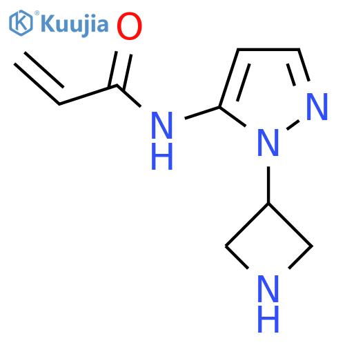 N-1-(azetidin-3-yl)-1H-pyrazol-5-ylprop-2-enamide structure