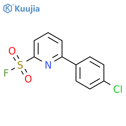 6-(4-Chlorophenyl)pyridine-2-sulfonyl fluoride structure