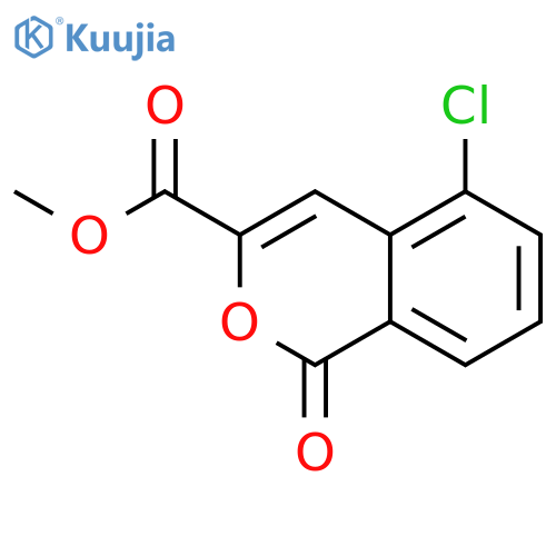 1H-2-Benzopyran-3-carboxylic acid, 5-chloro-1-oxo-, methyl ester structure
