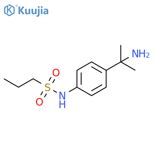 1-Propanesulfonamide, N-[4-(1-amino-1-methylethyl)phenyl]- structure
