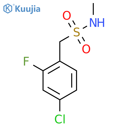 1-(4-chloro-2-fluorophenyl)-N-methylmethanesulfonamide structure