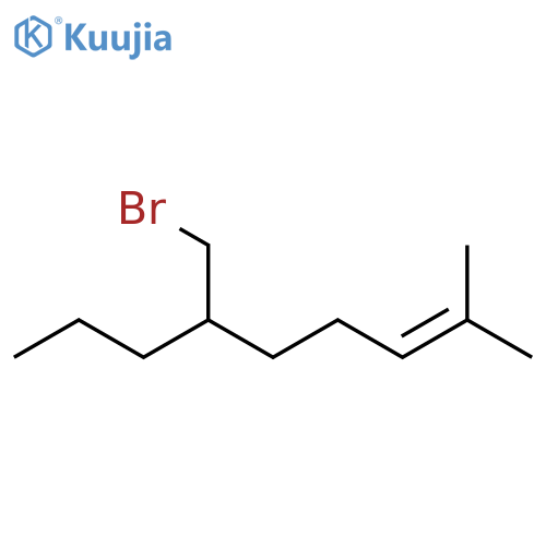 2-Nonene, 6-(bromomethyl)-2-methyl- structure