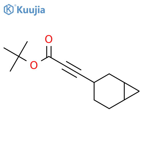 Tert-butyl 3-{bicyclo[4.1.0]heptan-3-yl}prop-2-ynoate structure