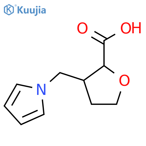 3-[(1H-pyrrol-1-yl)methyl]oxolane-2-carboxylic acid structure