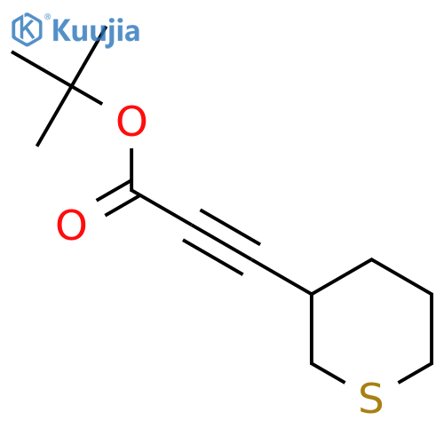 Tert-butyl 3-(thian-3-yl)prop-2-ynoate structure