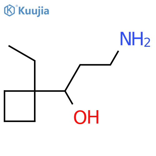 Cyclobutanemethanol, α-(2-aminoethyl)-1-ethyl- structure