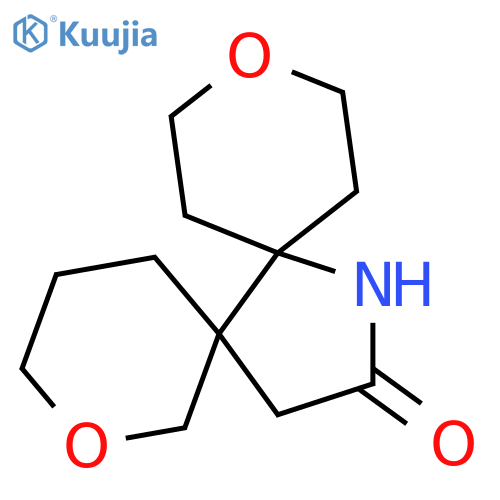 2,10-Dioxa-13-azadispiro[5.0.5.3]pentadecan-14-one structure