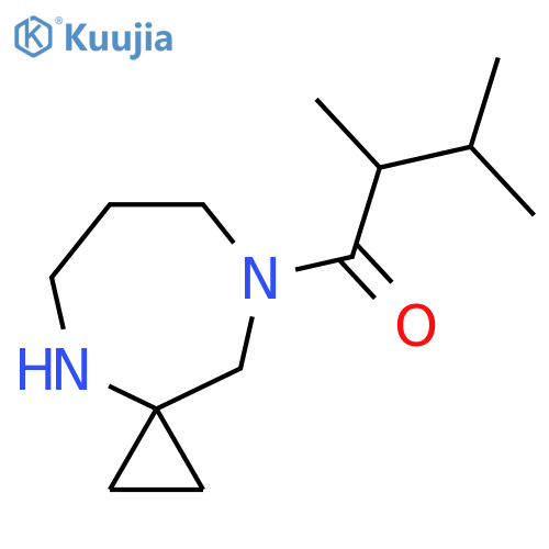 1-{4,8-diazaspiro2.6nonan-8-yl}-2,3-dimethylbutan-1-one structure
