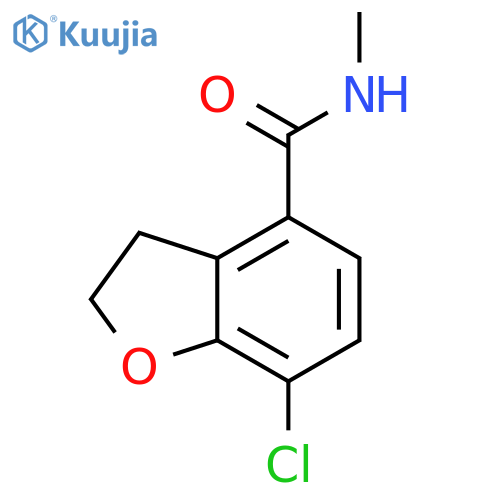 4-Benzofurancarboxamide, 7-chloro-2,3-dihydro-N-methyl- structure