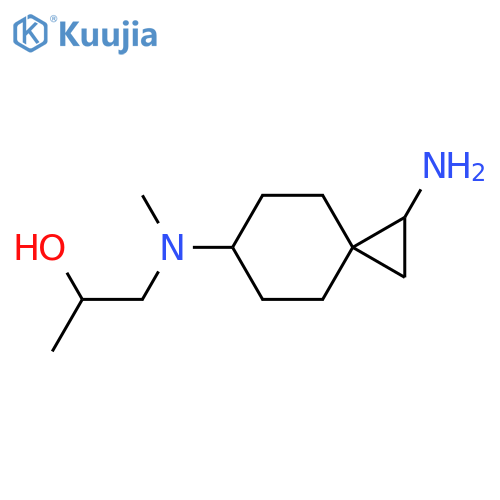 1-({1-aminospiro2.5octan-6-yl}(methyl)amino)propan-2-ol structure