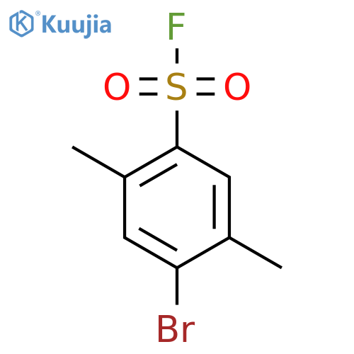 4-Bromo-2,5-dimethylbenzenesulfonyl fluoride structure
