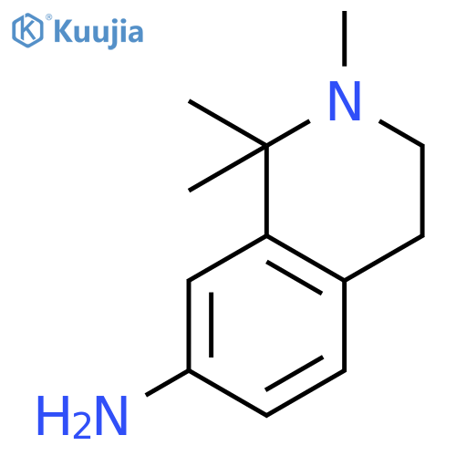 7-Isoquinolinamine, 1,2,3,4-tetrahydro-1,1,2-trimethyl- structure