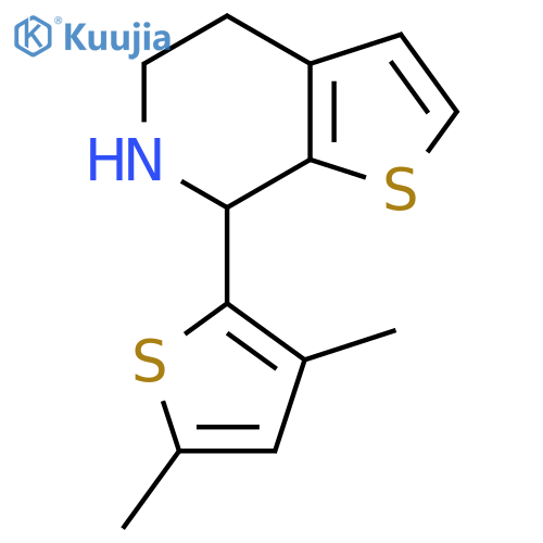 7-(3,5-dimethylthiophen-2-yl)-4H,5H,6H,7H-thieno2,3-cpyridine structure