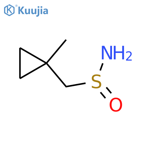 (1-Methylcyclopropyl)methanesulfinamide structure