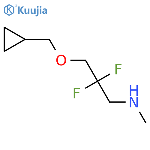 [3-(Cyclopropylmethoxy)-2,2-difluoropropyl](methyl)amine structure