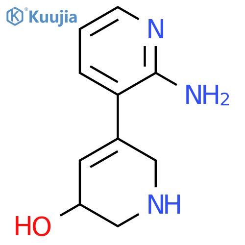 5-(2-Aminopyridin-3-yl)-1,2,3,6-tetrahydropyridin-3-ol structure