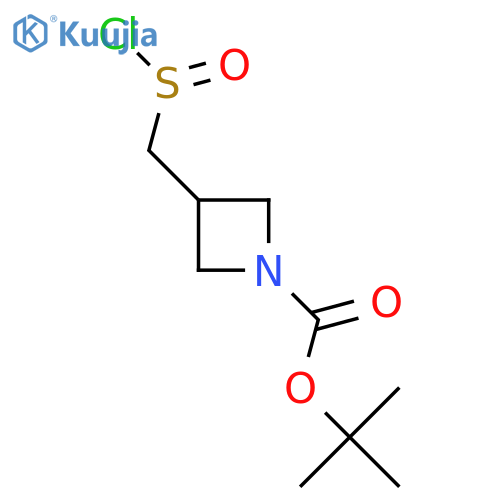 Tert-butyl 3-[(chlorosulfinyl)methyl]azetidine-1-carboxylate structure