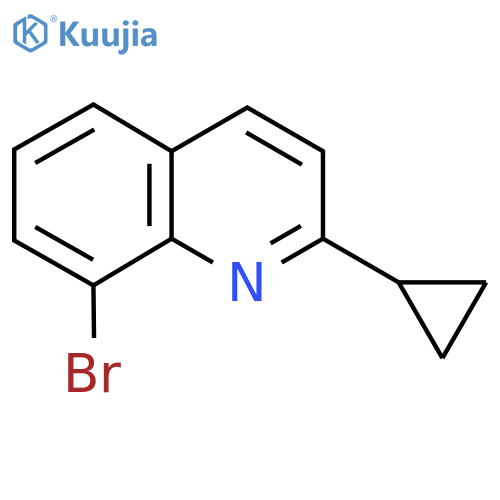 8-Bromo-2-cyclopropylquinoline structure