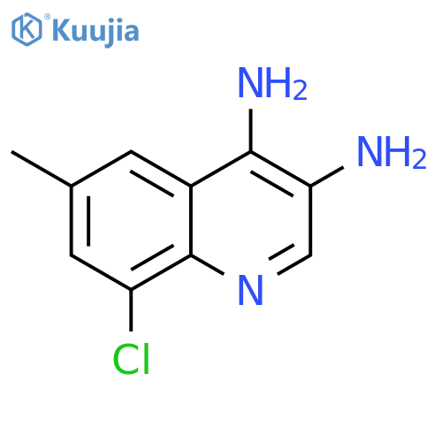 3,4-Quinolinediamine, 8-chloro-6-methyl- structure