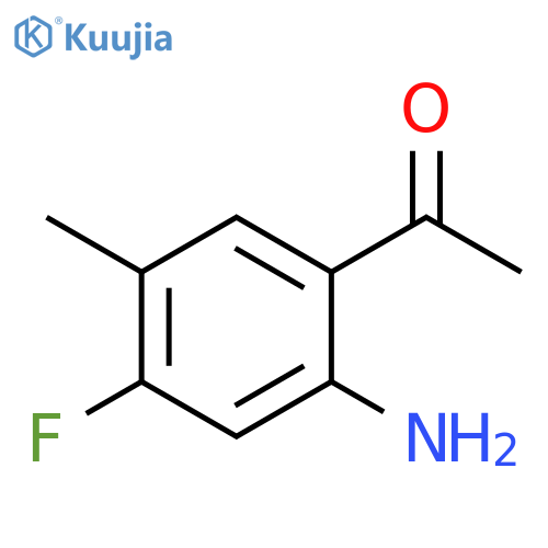 1-(2-Amino-4-fluoro-5-methyl-phenyl)-ethanone structure