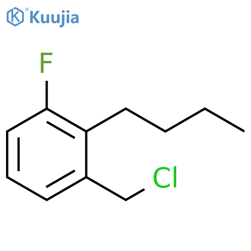 Benzene, 2-butyl-1-(chloromethyl)-3-fluoro- structure
