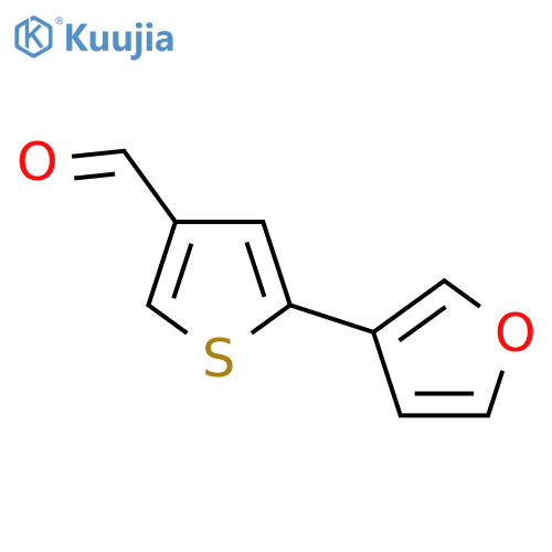 5-(Furan-3-yl)thiophene-3-carbaldehyde structure
