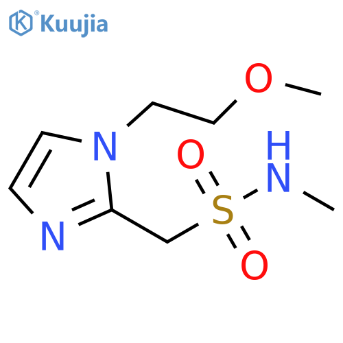 1H-Imidazole-2-methanesulfonamide, 1-(2-methoxyethyl)-N-methyl- structure