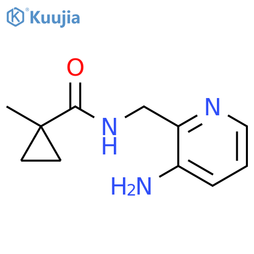 Cyclopropanecarboxamide, N-[(3-amino-2-pyridinyl)methyl]-1-methyl- structure