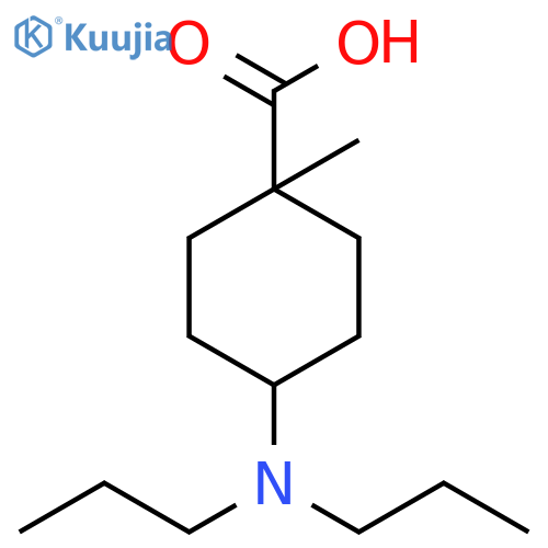 Cyclohexanecarboxylic acid, 4-(dipropylamino)-1-methyl- structure
