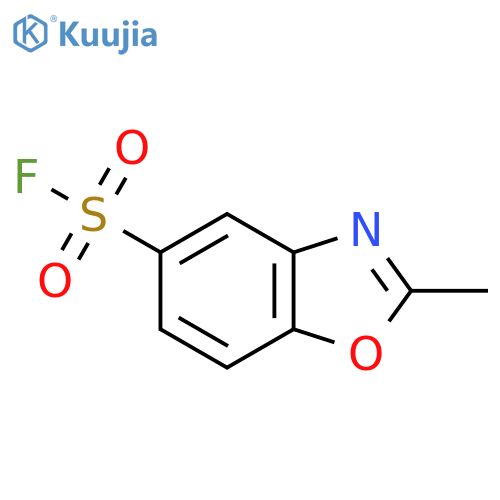 2-Methyl-1,3-benzoxazole-5-sulfonyl fluoride structure