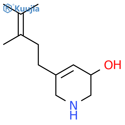 5-(3,4-Dimethylpent-3-en-1-yl)-1,2,3,6-tetrahydropyridin-3-ol structure