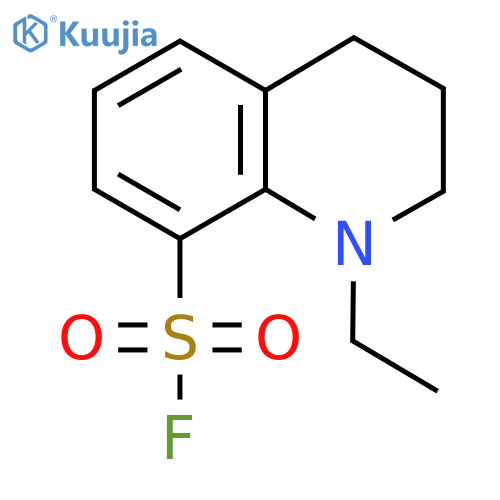 1-Ethyl-1,2,3,4-tetrahydroquinoline-8-sulfonyl fluoride structure
