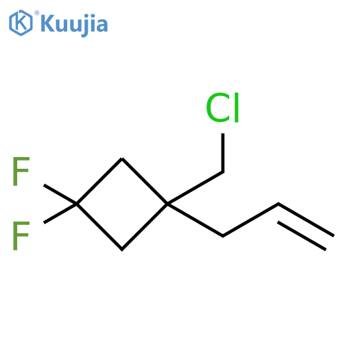 Cyclobutane, 1-(chloromethyl)-3,3-difluoro-1-(2-propen-1-yl)- structure