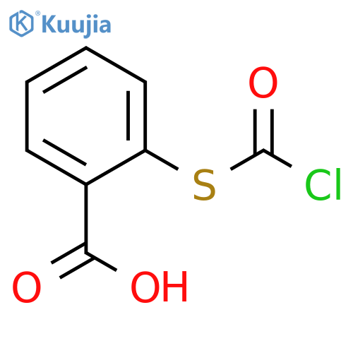 Benzoic acid, 2-[(chlorocarbonyl)thio]- structure