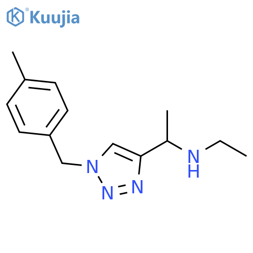 1H-1,2,3-Triazole-4-methanamine, N-ethyl-α-methyl-1-[(4-methylphenyl)methyl]- structure