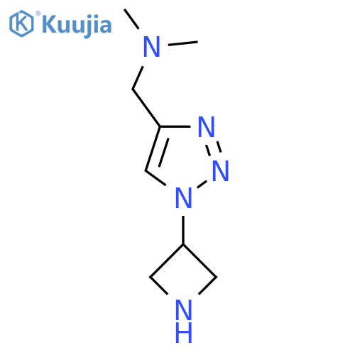 1H-1,2,3-Triazole-4-methanamine, 1-(3-azetidinyl)-N,N-dimethyl- structure
