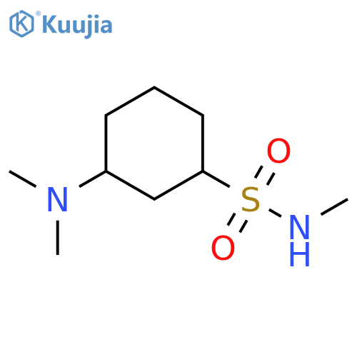 Cyclohexanesulfonamide, 3-(dimethylamino)-N-methyl- structure