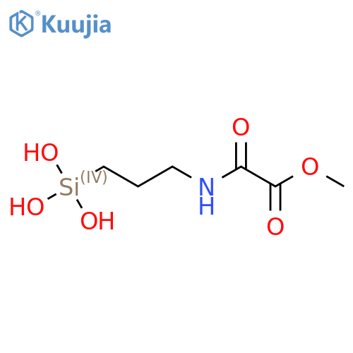 Methyl {[3-(trihydroxysilyl)propyl]carbamoyl}formate structure