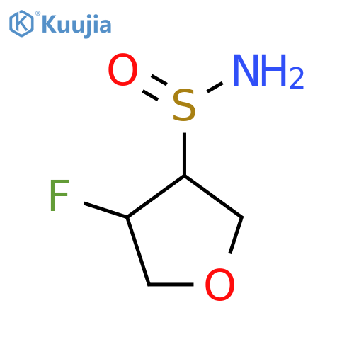 4-Fluorooxolane-3-sulfinamide structure