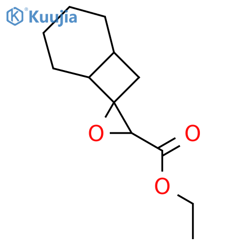Ethyl spiro[bicyclo[4.2.0]octane-7,2'-oxirane]-3'-carboxylate structure