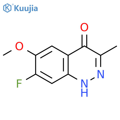 4(1H)-Cinnolinone, 7-fluoro-6-methoxy-3-methyl- structure
