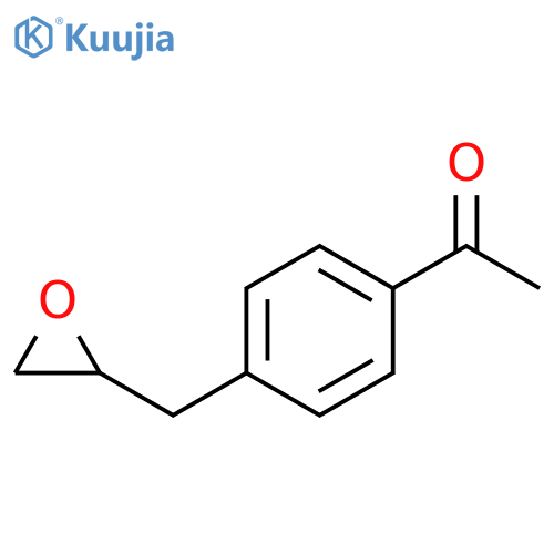 Ethanone, 1-[4-(2-oxiranylmethyl)phenyl]- structure