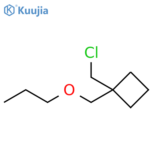 Cyclobutane, 1-(chloromethyl)-1-(propoxymethyl)- structure