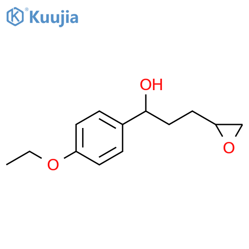 2-Oxiranepropanol, α-(4-ethoxyphenyl)- structure