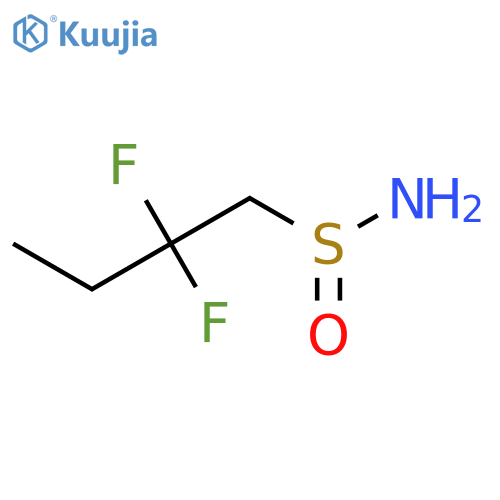 2,2-Difluorobutane-1-sulfinamide structure