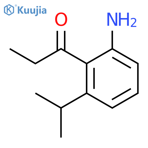 1-Propanone, 1-[2-amino-6-(1-methylethyl)phenyl]- structure