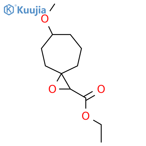 Ethyl 6-methoxy-1-oxaspiro[2.6]nonane-2-carboxylate structure